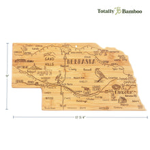 Load image into Gallery viewer, Destination Nebraska Cutting Board with Engraved Artwork