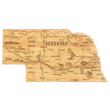 Load image into Gallery viewer, Destination Nebraska Cutting Board with Engraved Artwork
