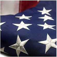 Load image into Gallery viewer, 2x3 ft. American Flag Outdoor Heavy Duty Embroidered Stars USA Flag Sewn Stripes Fade Resistance Brass Grommets All Weather UV.: 2x3FT
