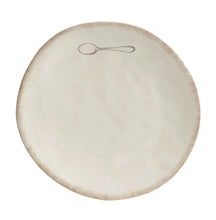 Load image into Gallery viewer, Villager Salad Plate &quot;Spoon&quot; - Cream - Set of 4
