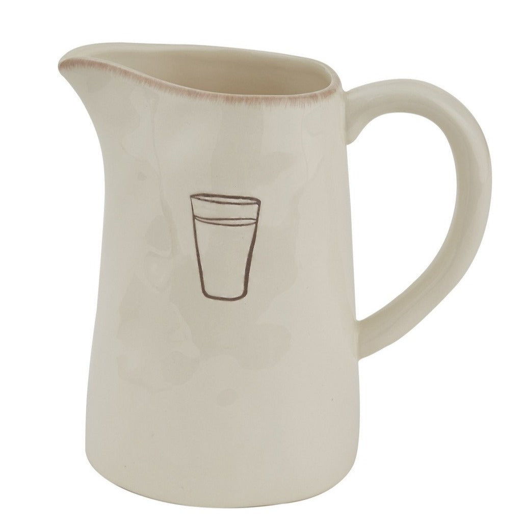 Villager Pitcher - Cream