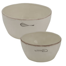 Load image into Gallery viewer, Villager Mixing Bowls Set - Cream
