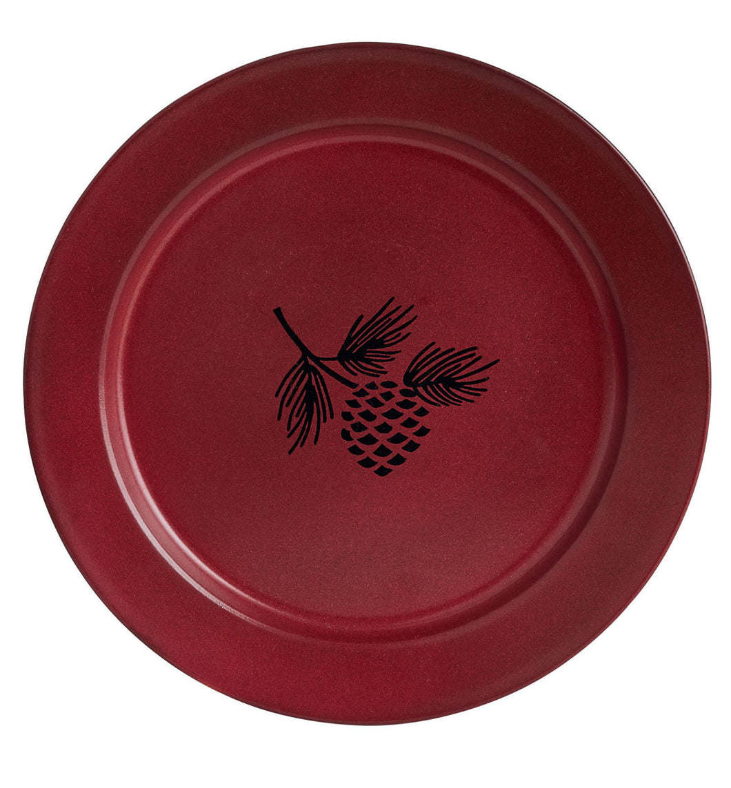 Pinecone Linville Enamel Dinner Plate
