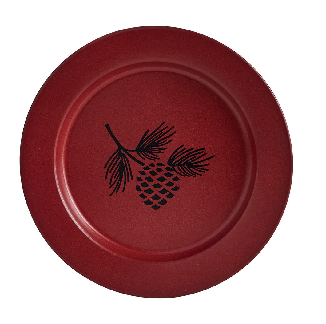 Pinecone Linville Enamel Salad Plate - Set of 4