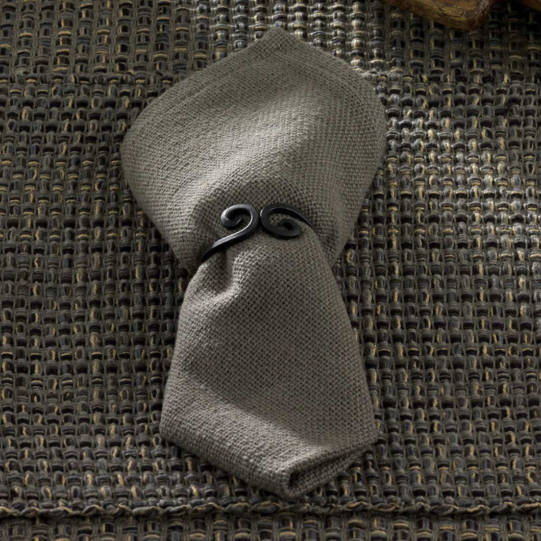 Tweed Napkin - Charcoal - Set of 4