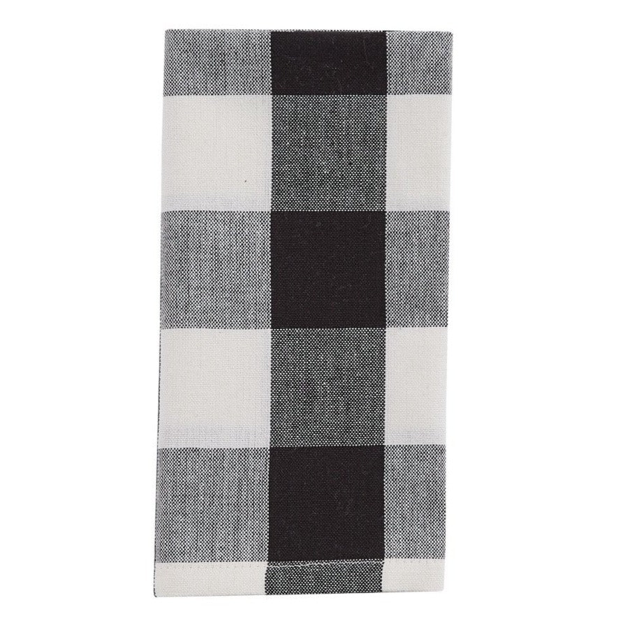 Wicklow Check Napkin - Black & Cream - Set of 4