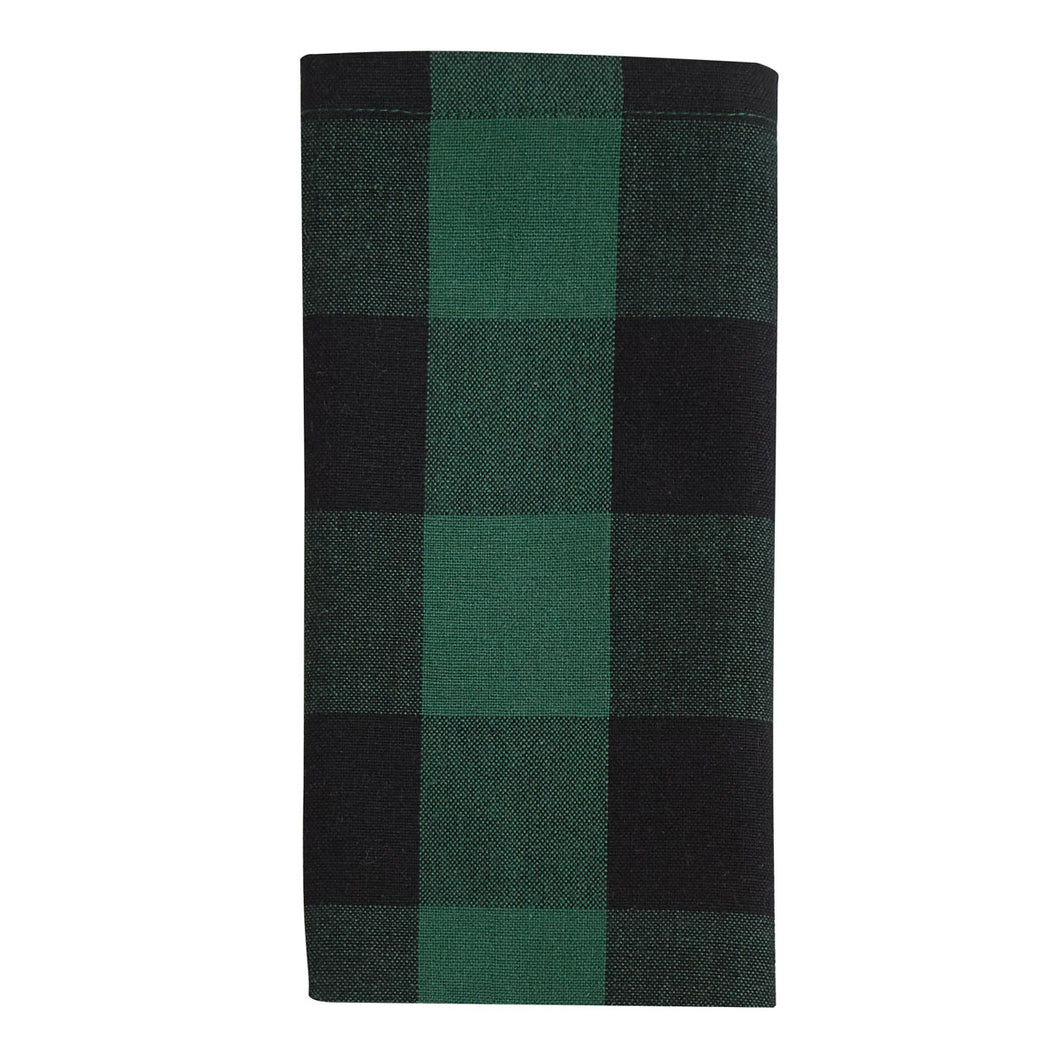 Wicklow Check Napkin - Forest - Set of 4