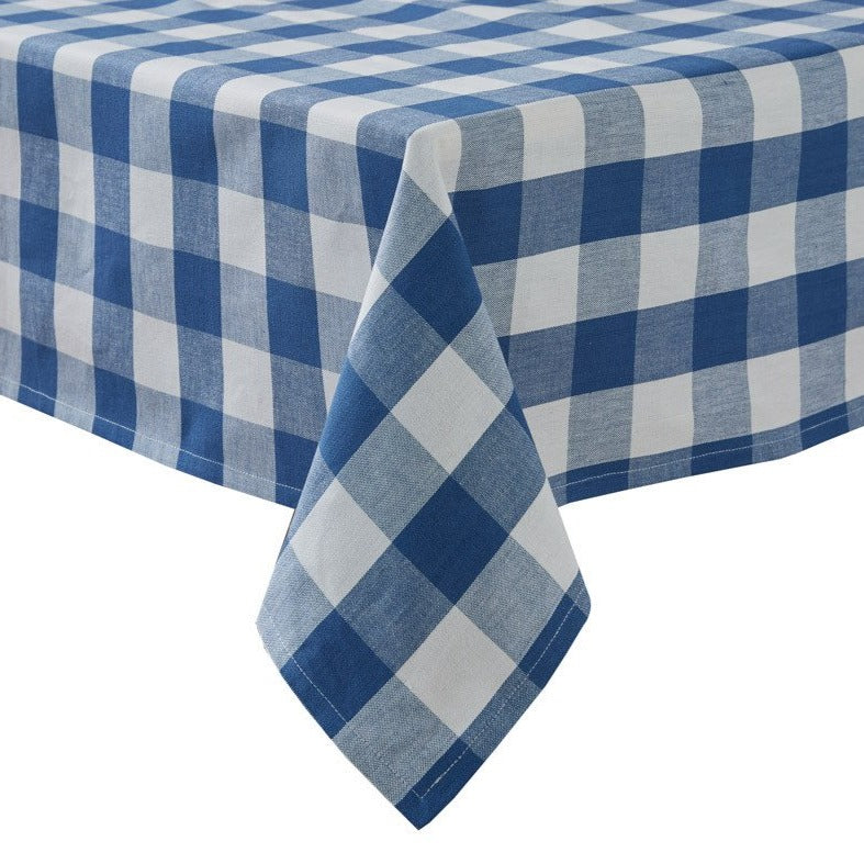 Wicklow Check Tablecloth - China Blue