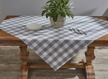 Load image into Gallery viewer, Wicklow Check Tablecloth - Dove
