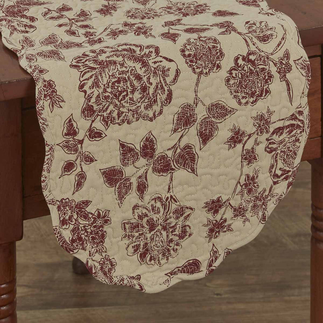 Rustic Floral Table Runner - 36