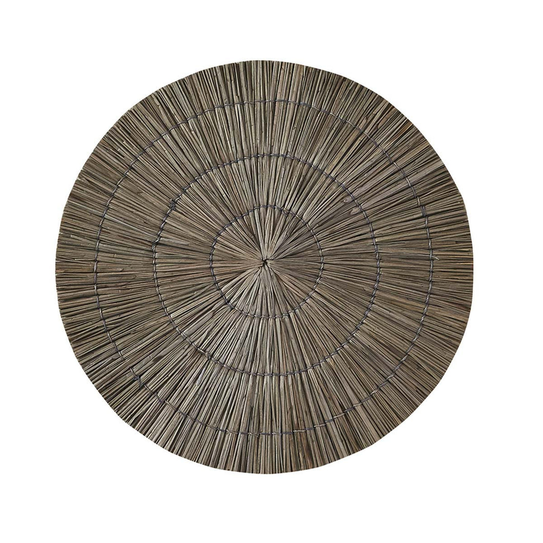 Seagrass Round Placemat - Stone - Set of 4