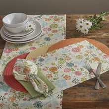 Load image into Gallery viewer, Dragonfly Floral Placemat - Set of 12
