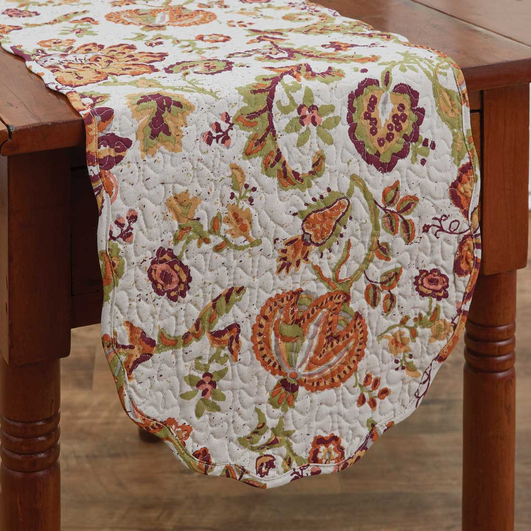 Marlena Scalloped Table Runner - 54