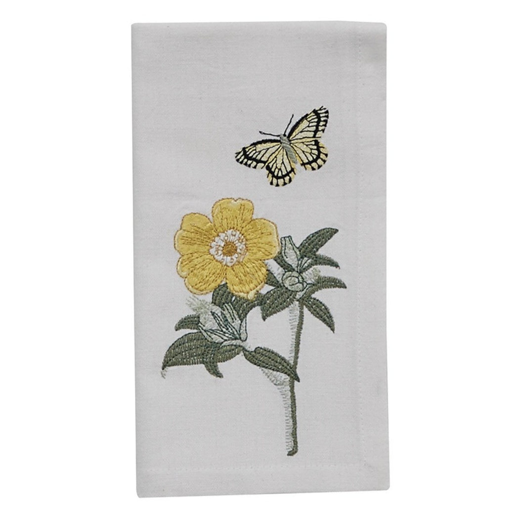 Citrus Curiosities Embroidered Napkin - Set of 12