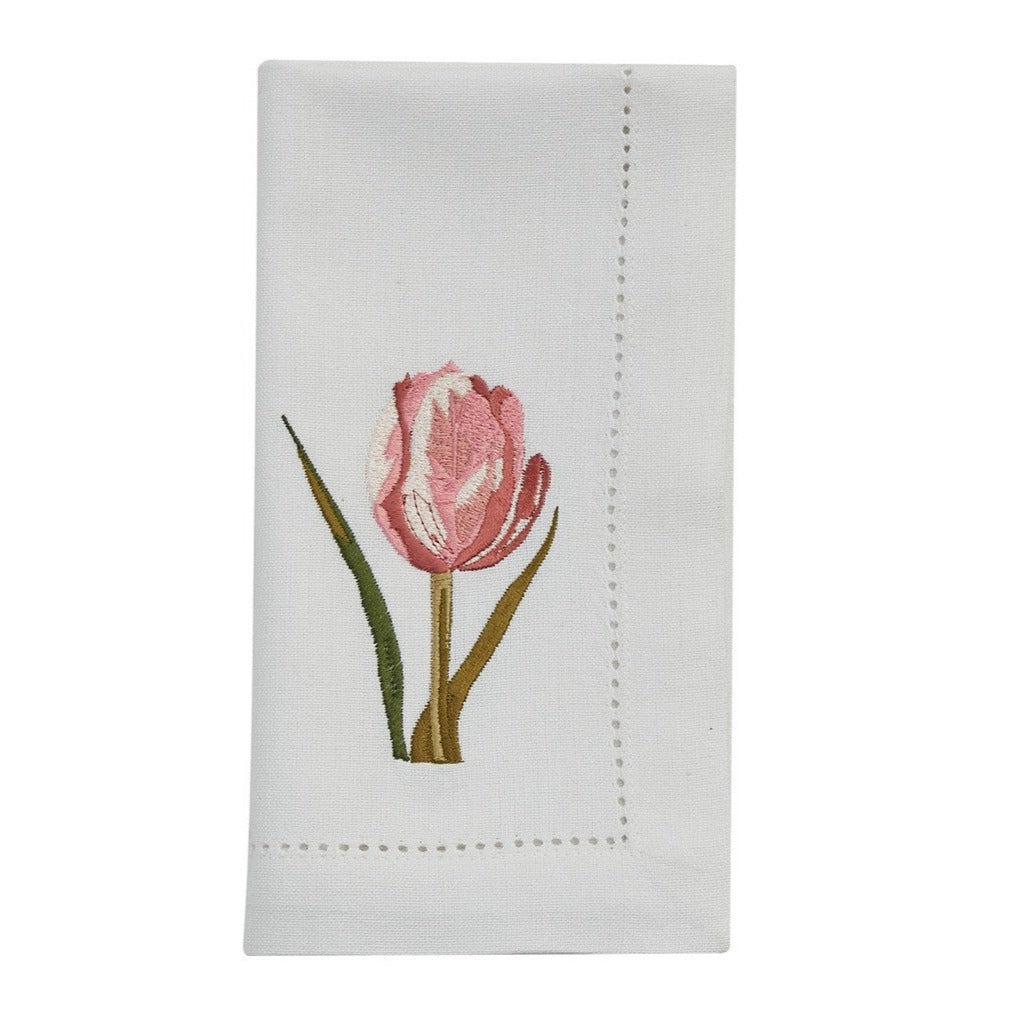 Farmhouse Spring Embroidered Napkin - Set of 4
