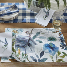 Load image into Gallery viewer, Garden Sketchbook Embroidered Napkin - Set of 4
