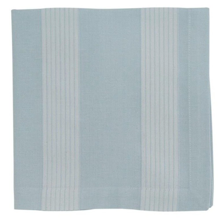 Blue Mist Stripe Woven Napkin - Set of 4