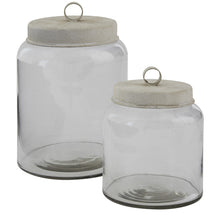 Load image into Gallery viewer, Glass Jar With Metal Lids Set
