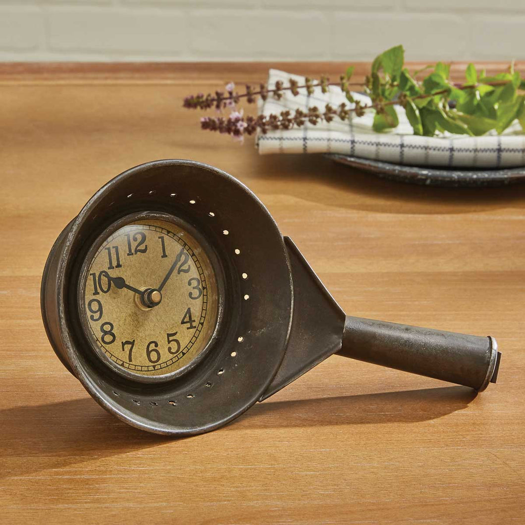 Strainer Table Clock