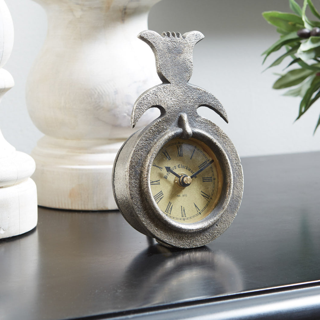 Folk Tulip Table Clock
