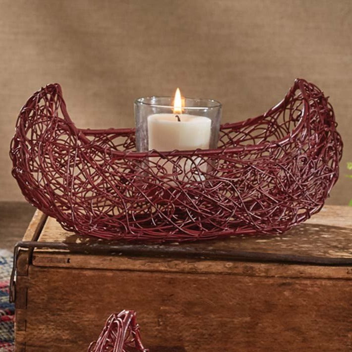 Canoe Single Votive Red