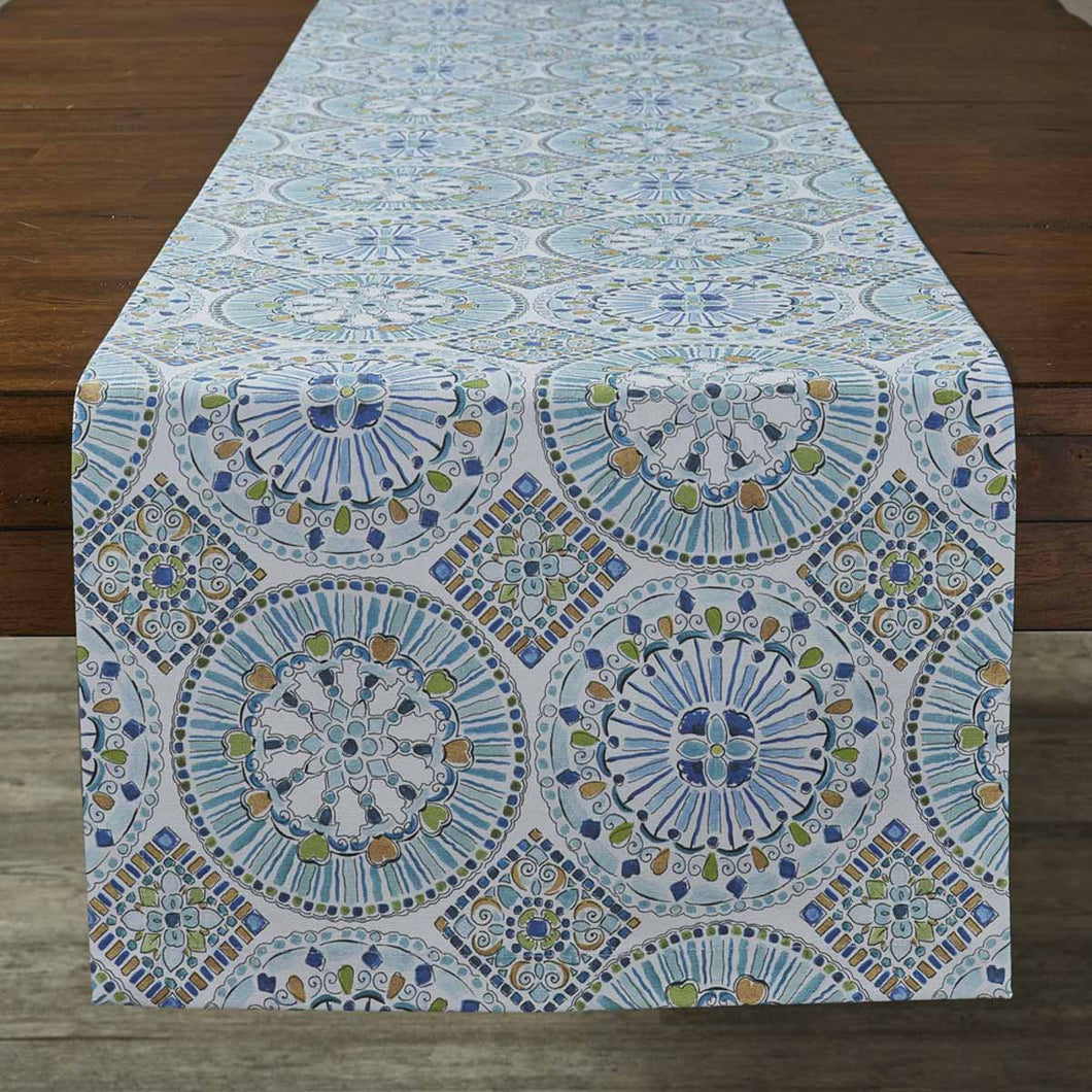 Mediterranean Oasis Table Runner - 72