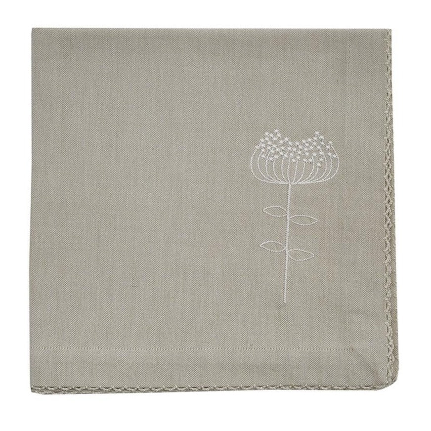 Florette Embroidered Napkin - Set of 4