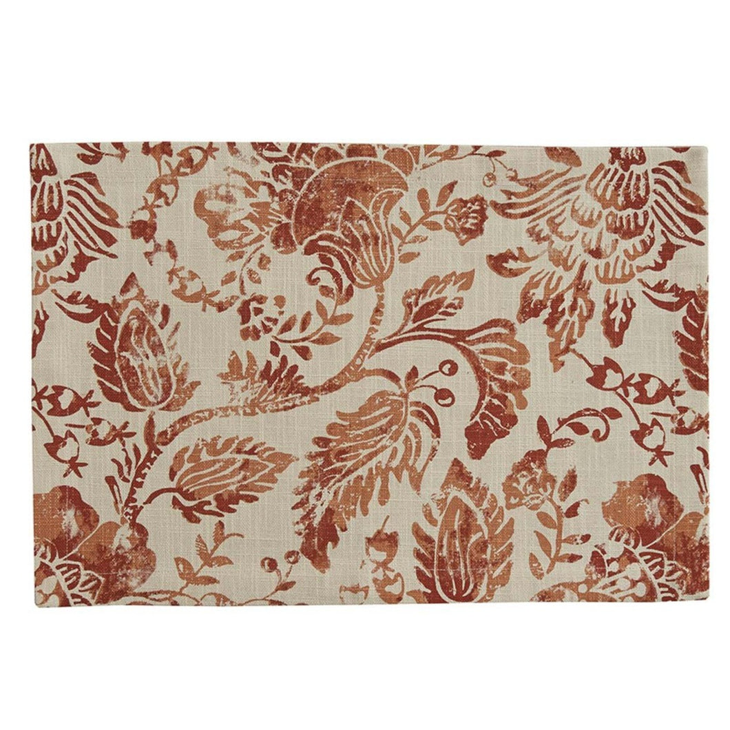 Caprice Placemat - Terracotta - Set of 12