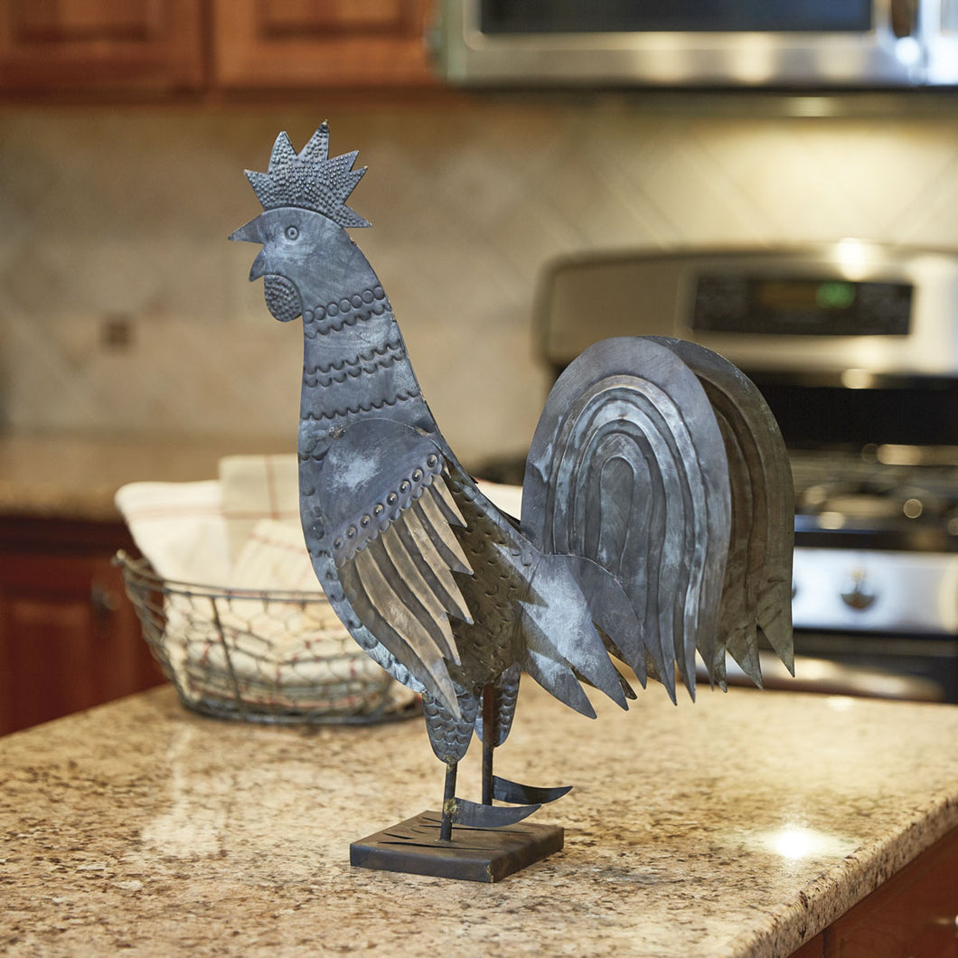 Galvanized Rooster