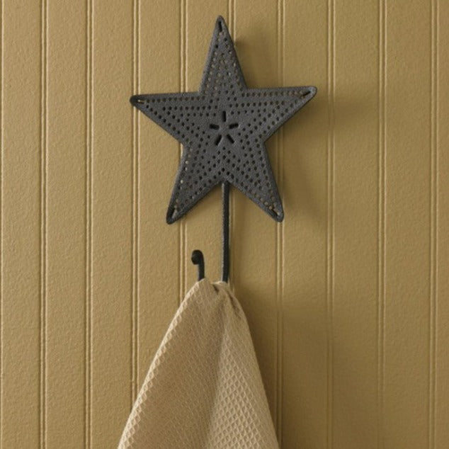 Black Star Single Hook - Set of 2