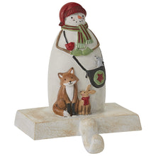Load image into Gallery viewer, Snowman Stocking Hanger
