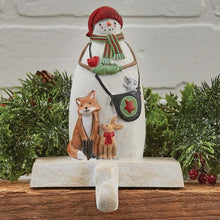 Load image into Gallery viewer, Snowman Stocking Hanger
