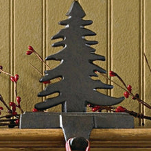 Load image into Gallery viewer, Fir Tree Stocking Hanger - Iron Finish
