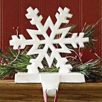 Snowflake Stocking Hanger - Set of 2