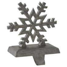 Load image into Gallery viewer, Snowflake Stocking Hanger - Galvanized
