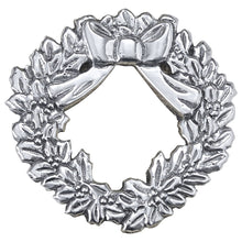 Load image into Gallery viewer, Wreath Napkin Ring Pewter Finish - Set of 4
