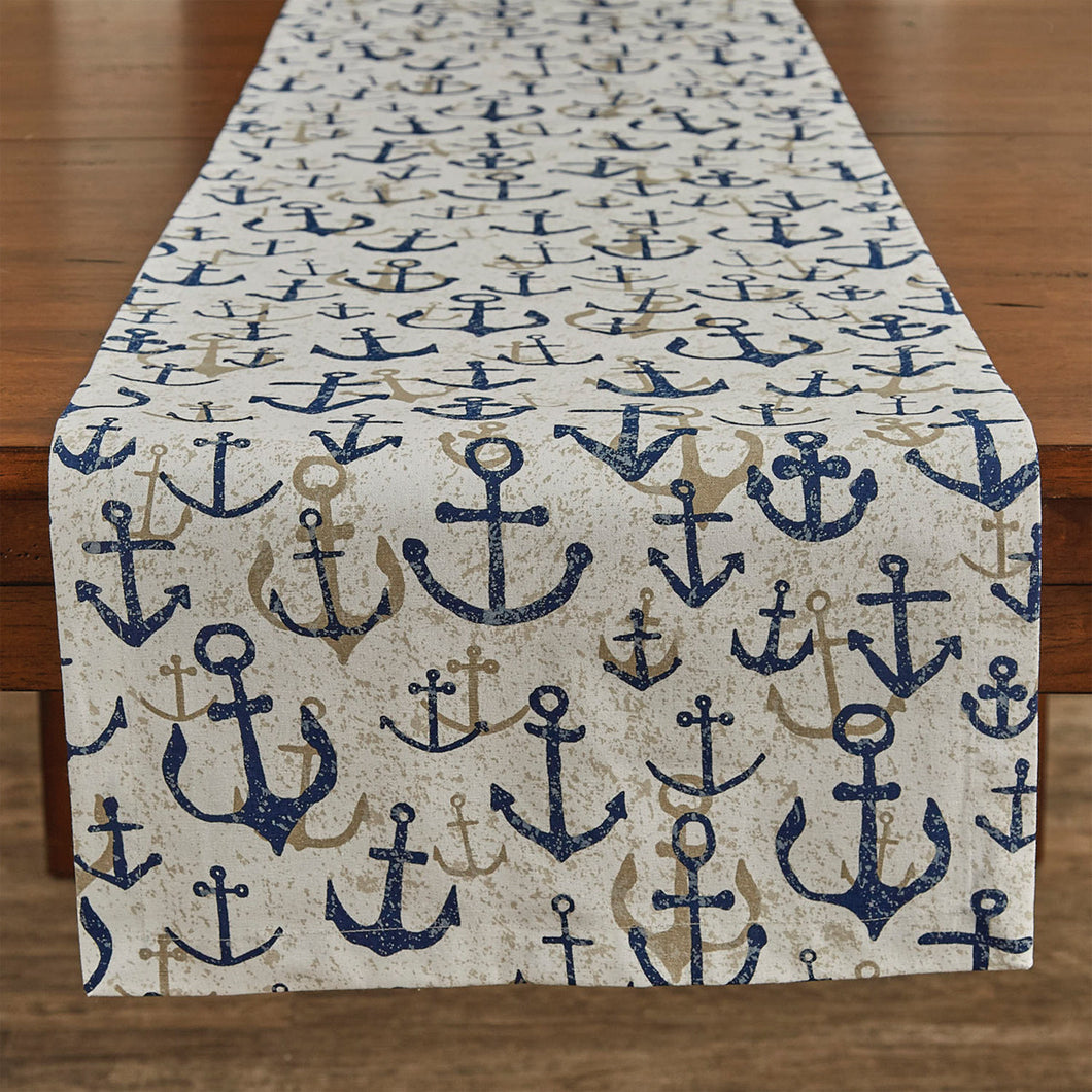 Wayward Anchors Table Runner - 72