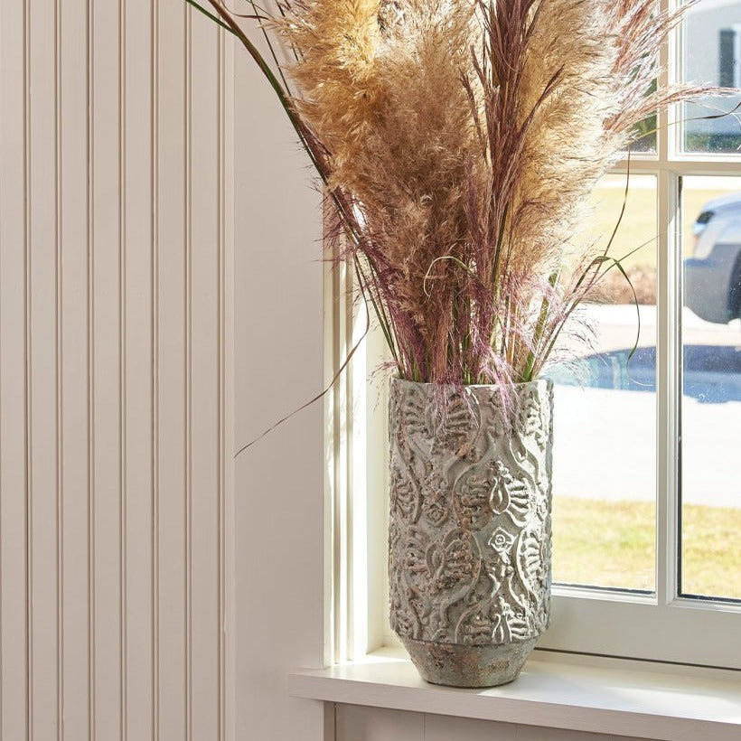 Damask Pattern Vase 12
