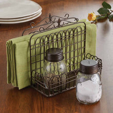 Load image into Gallery viewer, Garden Gate Napkin Salt and Pepper Caddy
