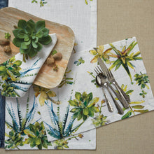 Load image into Gallery viewer, Succulents Printed Napkin - Set of 4
