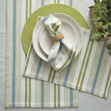 Load image into Gallery viewer, Succulents Stripe Placemat - Set of 4
