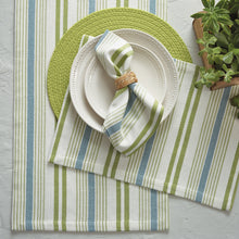Load image into Gallery viewer, Succulents Stripe Napkin - Set of 4
