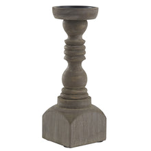 Load image into Gallery viewer, Brighton Wood Candlestick - 12&quot;
