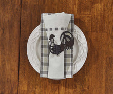 Load image into Gallery viewer, Folk Rooster Napkin Ring - Set of 4
