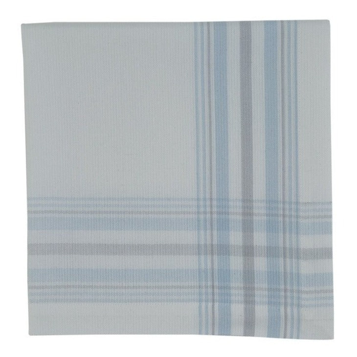 French Chic Plaid Border Napkin - Set of 4