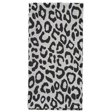 Load image into Gallery viewer, Safari Leopard Printed Towel - Black - Set of 2
