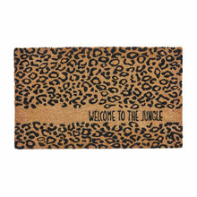 Load image into Gallery viewer, Welcome Leopard Print Doormat
