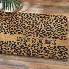 Load image into Gallery viewer, Welcome Leopard Print Doormat
