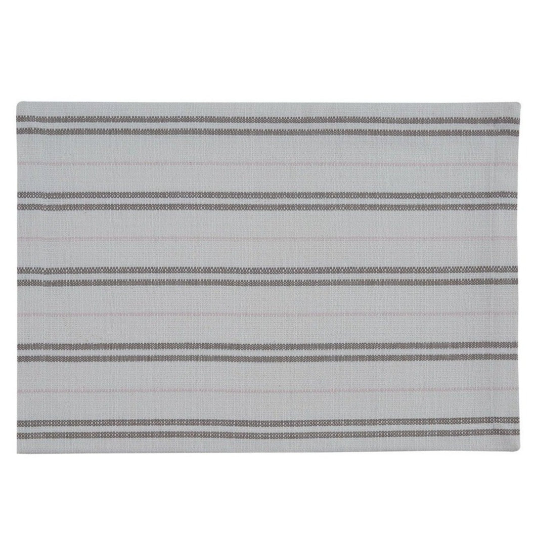 Railroad Stripe Woven Placemat - Spring - Set of 4