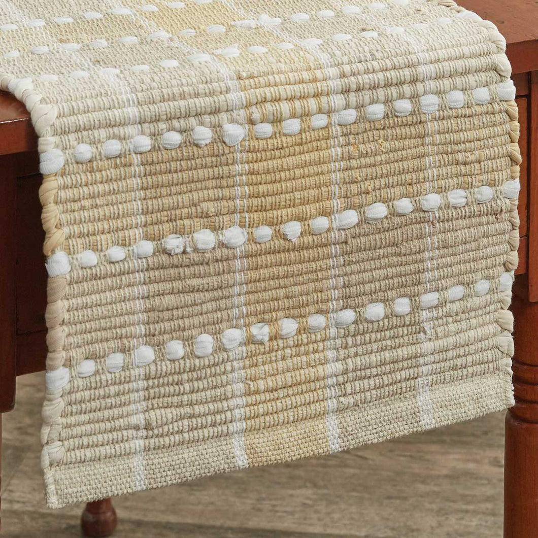 Cocoa Butter Chindi Table Runner - 36